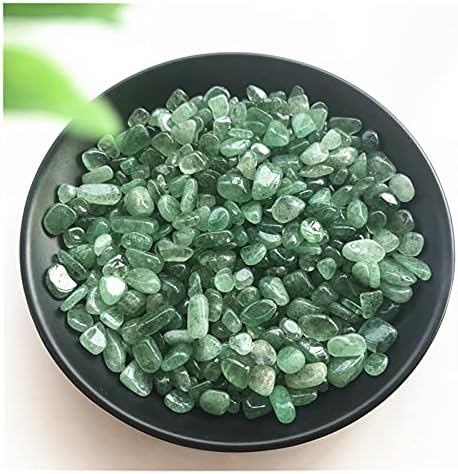 Binnanfang AC216 50G 7-9 ממ טבעי מלוטש תות ירוק חצץ קוורץ אבני אבני חן גבישות אבני אבן קריסטל ומינרלים