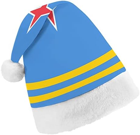 ארובה דגל קטיפה חג המולד כובע שובב ונחמד סנטה כובעי עם קטיפה ברים ונוחות אוניית חג המולד קישוט