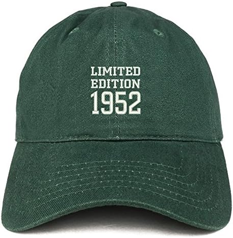 טרנדי הלבשה חנות מהדורה מוגבלת 1952 רקום מתנת יום הולדת מוברש כותנה כובע