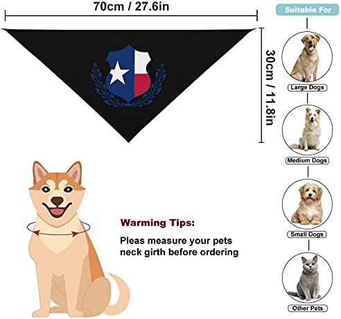 טקסס דגל משולש לחיות מחמד בנדנה כלב צעיף מטפחת עבור גדול בינוני קטן כלבי גורי חתול חיות מחמד