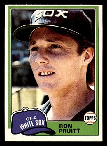 בייסבול MLB 1981 Topps 442 RON PRUITT WHITE SOX
