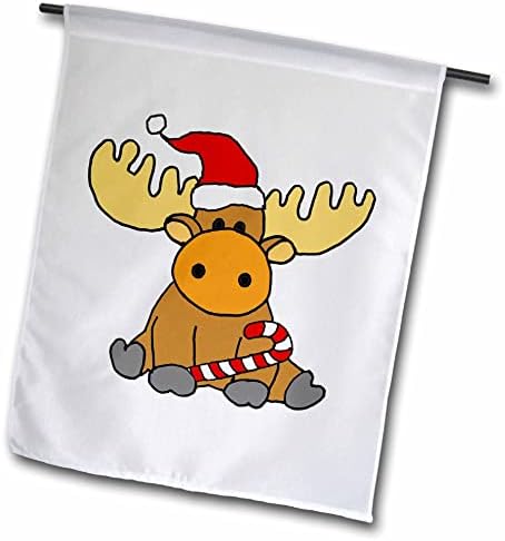3 ורוד חמוד מצחיק תינוק איילים לובש סנטה כובע חג המולד קריקטורה-דגלים