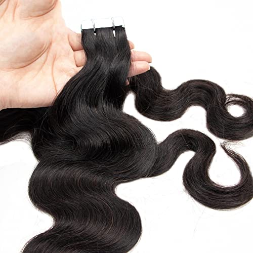 רמי קלטת בתוספות שיער מלא ראש 40 יחידות 100 גרם טבעי שחור גוף גל קלטת בהארכת שיער טבעי לנשים שחורות