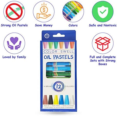 חבילת פסטל של צבע מתנפח של 12 צבעים תוססים תוססים איכות מורה עמידים למשפחות טובות המסיבות בכיתה ...