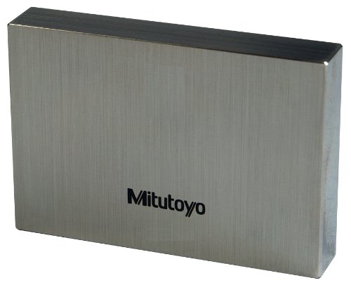 Mitutoyo 611821-551 בלוק מדד מלבני פלדה, ASME כיתה AS-2, 0.1 ממ אורך