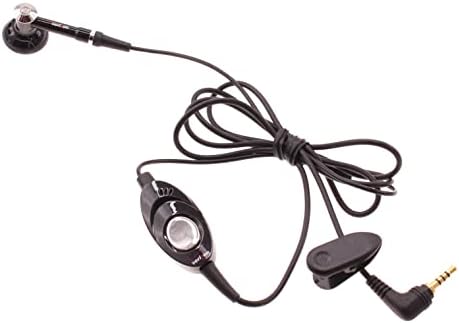 אוזניות מונו אוזניות קווית אוזניות יחיד באוזניות 2.5 ממ אוזניות שחור תואם עם LG Env -3 VX9200 - שליח - מבט
