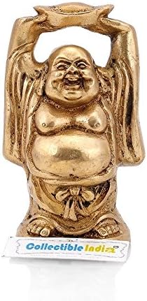 פליז Dakshcraft צוחק בודהה פסל המתנה הטובה ביותר לעיצוב הבית
