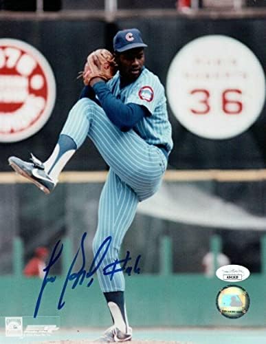לי סמית 'חתום על חתימה 8x10 צילום שיקגו קאבס מפותל JSA AB41620 - תמונות MLB עם חתימה