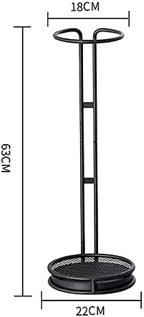 עמדת מטריית אומון עם מגש טפטוף, אטום חלודה, מארגן מתלה מטריית מתכת מתלה מתלה לתצוגה רב-פונקציונלית של מטרייה