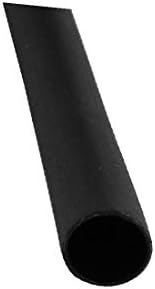 X-DREE 1M 0.25 אינץ 'DIA פוליולפין אנטי-קורוזיה צינור שחור לחוט אוזניות (tubo anticorrosión de poliolefina