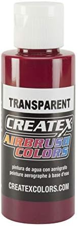 CreateEx 5123-02 צבע מברשת אוויר 2oz burgundy