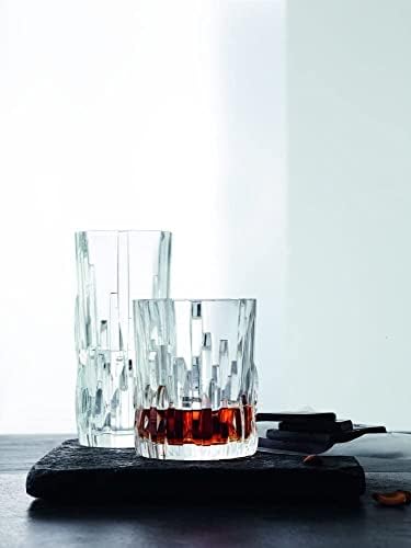 נכטמן שו פא סדרת ארוך לשתות סט של 4, ברור קריסטל זכוכית, עבור קוקטיילים ומשקאות קרים, 12-אונקיה