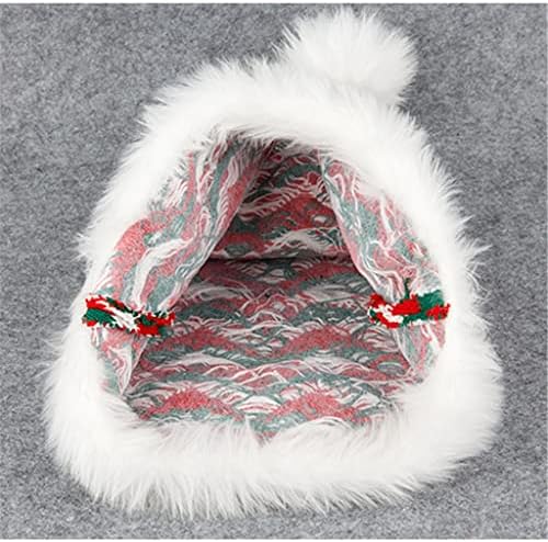 חג המולד כובע עבור תינוק למבוגרים קטיפה סנטה קלאוס כובע עבור מסיבת חג המולד קישוט