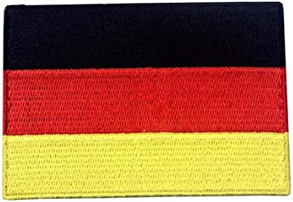 PatchClub Plag גרמני רקום, 3.5 x 2.5 אינץ ' - תיקון גרמניה - ברזל על/תפור הלא