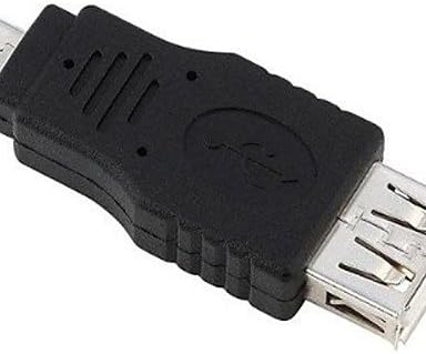 USB 2.0 נקבה A ל- Micro USB 2.0 B מתאם זכר