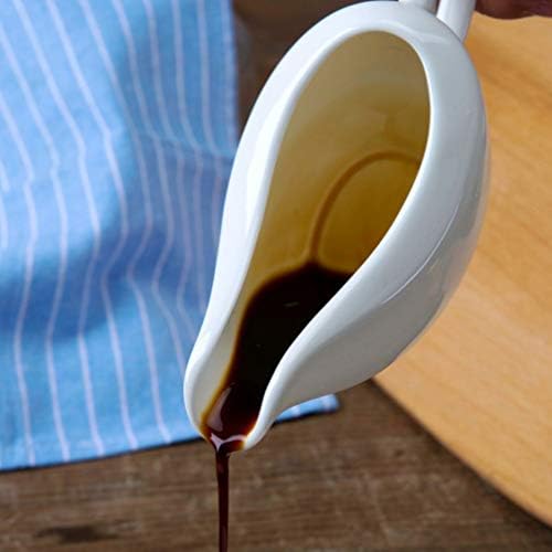 טופיקו קפה שמנת זכוכית כד רוטב סירת קרמיקה צלחת כד: קל יוצקים צלייה רוטב צלחת עבור רטבים לסלט חלב מרק שמנת