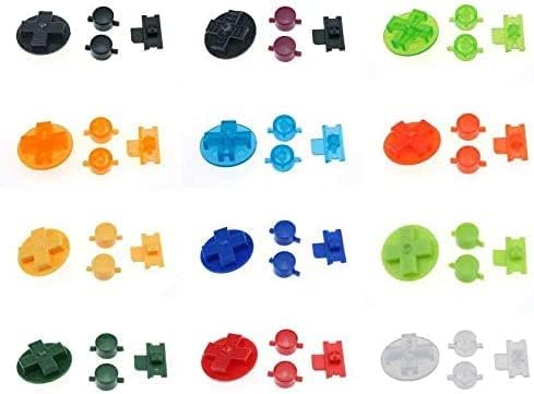 פלסטיק כוח על את כפתורי לוחות מקשים ד-רפידות ב כפתורים עבור גיימבוי ג ' יגה-בתים צבעוני כפתורי החלפה