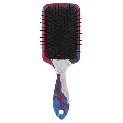 מברשת שיער של כרית אוויר של VIPSK, דפוס צבעי מים צבעוני פלסטיק, עיסוי טוב מתאים ומברשת שיער מתנתקת