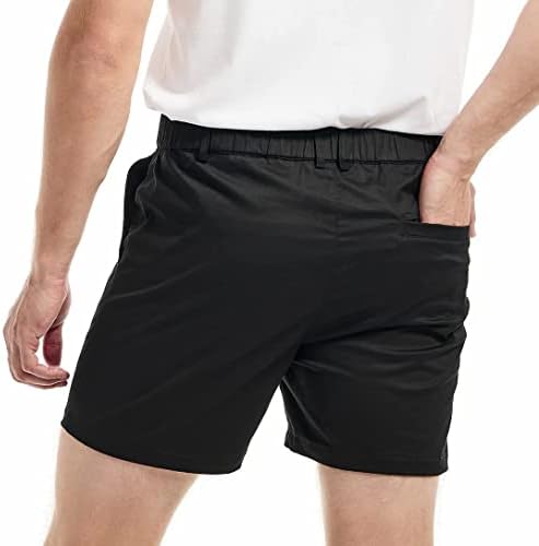 Aimpact Mens בגודל 5.5 אינץ 'מכנסיים קצרים קצרים מכנסיים קצרים מזדמנים לגברים מכנסיים קצרים היברידיים