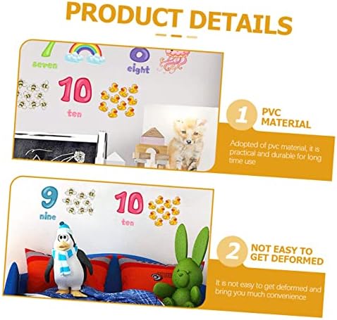 צעצועים 1 גיליון 1 דיגיטלי קישוט מדבקת קיר דיגיטלי לילדים עיצוב בית מדבקות קיר לילדים מדבקות מספר חיה מדבקות
