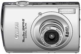 מגן מסך Skinomi התואם ל- Canon PowerShot SD870IS TECHSKIN TPU TPU סרט HD Anti-Bobble
