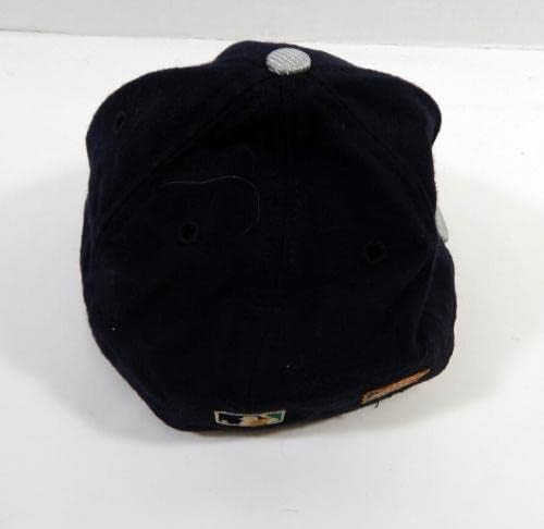 1995-98 סיאטל מרינרים ג'ואי קורה 28 משחק נעשה שימוש בצי כובע פוארטו ריקו 7 DP22833 - משחק כובעי MLB משומשים