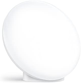 מנורת טיפול קל, ללא UV 10000 Lux LED LED תאורה טיפול לבן בהיר, בקרת מגע עם רמות בהירות חסרות שלב, משטח אור גדול,