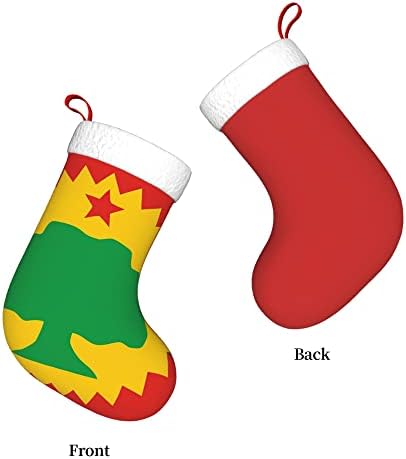 QG ZZX גרבי חג המולד עם שרוול לבן סופר רך אורומו שחרור קדמי דגל דגל חג המולד גרבי קישוטי חג המולד