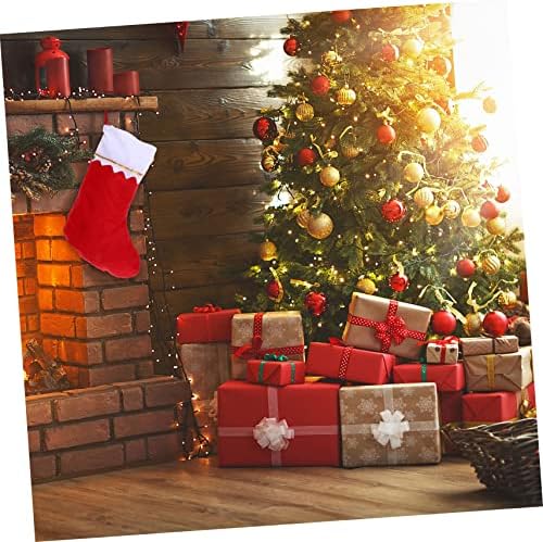8 יחידות 1 סט מקסים תליית חג המולד לבן אחסון מחזיקי סנטה לטפל סכום מתנה לטובת אדום מכולות ייחודי