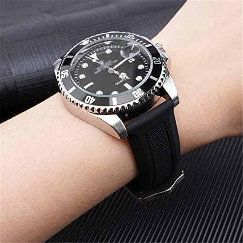 Brart Silicone Watch Band 16mm 18 ממ 20 ממ