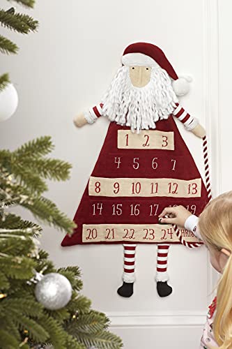 פאי בוץ לילדים חג המולד סנטה אדוונט לוח שנה, אדום, 25 איקס 17