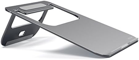 עמדת מחשב נייד ניידת ניידת של אלומיניום קל משקל - תואם ל- MacBook, MacBook Pro, Microsoft Surface Pro ועוד