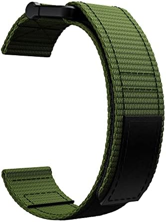 רצועות Watchband של Daikmz עבור Garmin Fenix ​​5X/6X/6/5 935 22 ממ 26 ממ ניילון קלוע לולאה מתכווננת החלפה