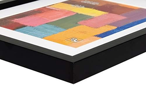 Kiera Grace Modern Collage-Frames, 11x14 Matded עבור 8x10, שחור