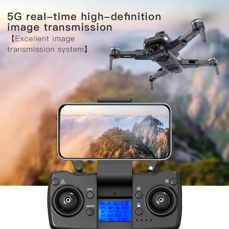 L900 Pro se מקסימום מזלט עם מצלמות כפולות 4K לילדים מבוגרים, עם הימנעות מכשולים 720p FPV 5G RC Quadcopter
