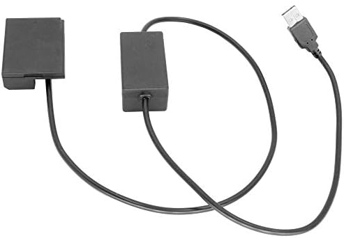החלפת סוללות USB עד דמה לכבל מתאם Canon LP-E10 40 עם ספק חשמל של 3.1 אמפר USB