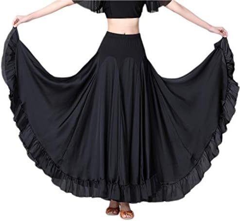 Cismark Long Long Flamenco Waltz Standard Dance Rance Fancy Watch חצאית