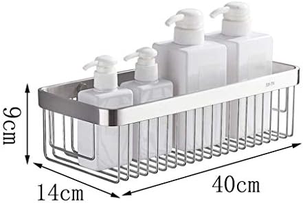 מדפי אמבטיה של ERDDCBB, מקלחת קאדי מפלדת אל חלד סל מקלחת אמבטיה מדף מקלחת מארגן מוצרי טיפוח חלודים, הר קיר