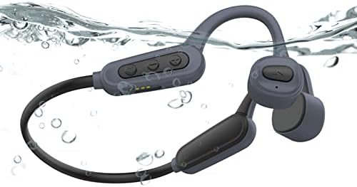 Leboomon אטום מים הולכת עצם אוזניות אלחוטי Bluetooth 5.0 מובנה 16 גרם נגן MP3 IP68 אוזניות שחייה אטומות