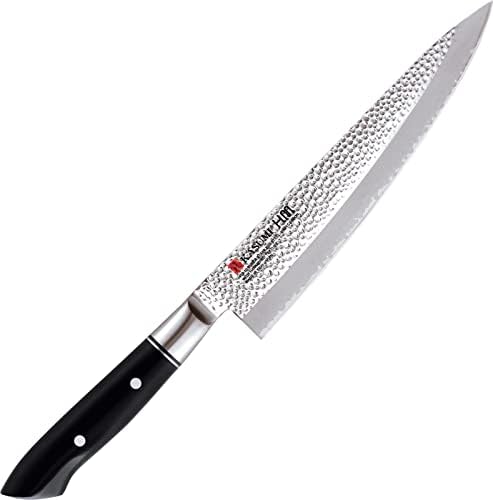 עקב Cigni K-78020 KASUMI סכין שף גיאוטו מקצועי יפני, 20 סמ, נירוסטה, שחור