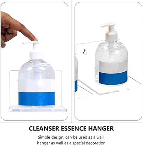 Doitool מקלחת מתקן סבון 2 יחידות משאבה מחזיק מחזיק מגש שקוף מדפי חדר שינה חדר שינה מטבח טלפון סלולרי