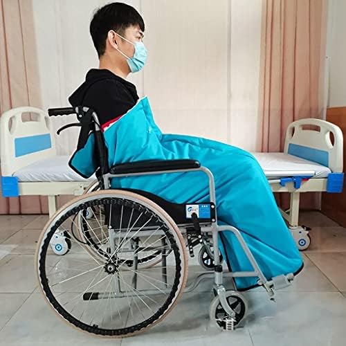 עמיד למים צמר מרופד שמיכת כיסא גלגלים כיסא גלגלים רגל כיסוי עם טבעת משך רוכסן כיסא גלגלים אבזר