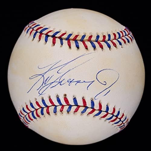 נדיר Ken Griffey JR 1995 All Star חתום על חתימה בייסבול JSA COA VV90101 - כדורי בייסבול עם חתימה
