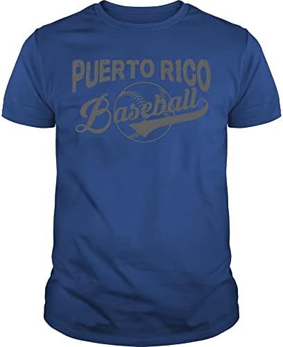 כוח בייסבול בוריקואה פורטו ריקו על חולצת הטריקו ליהלום הבייסבול