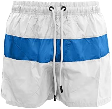 מכנסיים קצרים של לוח גברים בגדי ים מהיר יבש מותניים אלסטיים חוף מכנסיים קצרים ספורט מפעיל חליפות