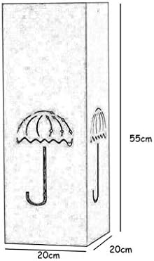 מתלה למטריית מטרייה של Liruxun, למקלות הליכה בקנים, מחזיק מטריה עמידה חופשית מרובעת, עם ווים