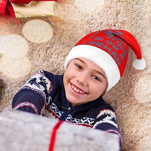 נודקיו קו לחסוך נתיך-לפוצץ קו חג המולד כובעי סנטה כובע עבור חג המולד חג משפחה מודפס