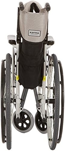 קרמן ס-ארגו115ק20-ה כסא גלגלים עם משענת רגליים מרוממת, כסף פנינה, 20 על 17, 25 פאונד