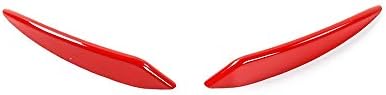 אדום קטן רוח סכין פגוש דקור רצועת כיסוי מסגרת מדבקות לקצץ עבור פורד מוסטנג 2015 2017 2018