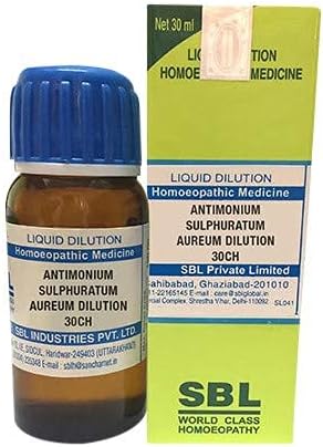 SBL Antimonium sulphuratum dilution 200 ch